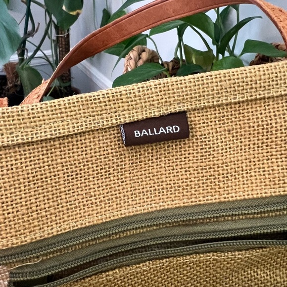Ballard Designs jute tote bag - Picture 6 of 10